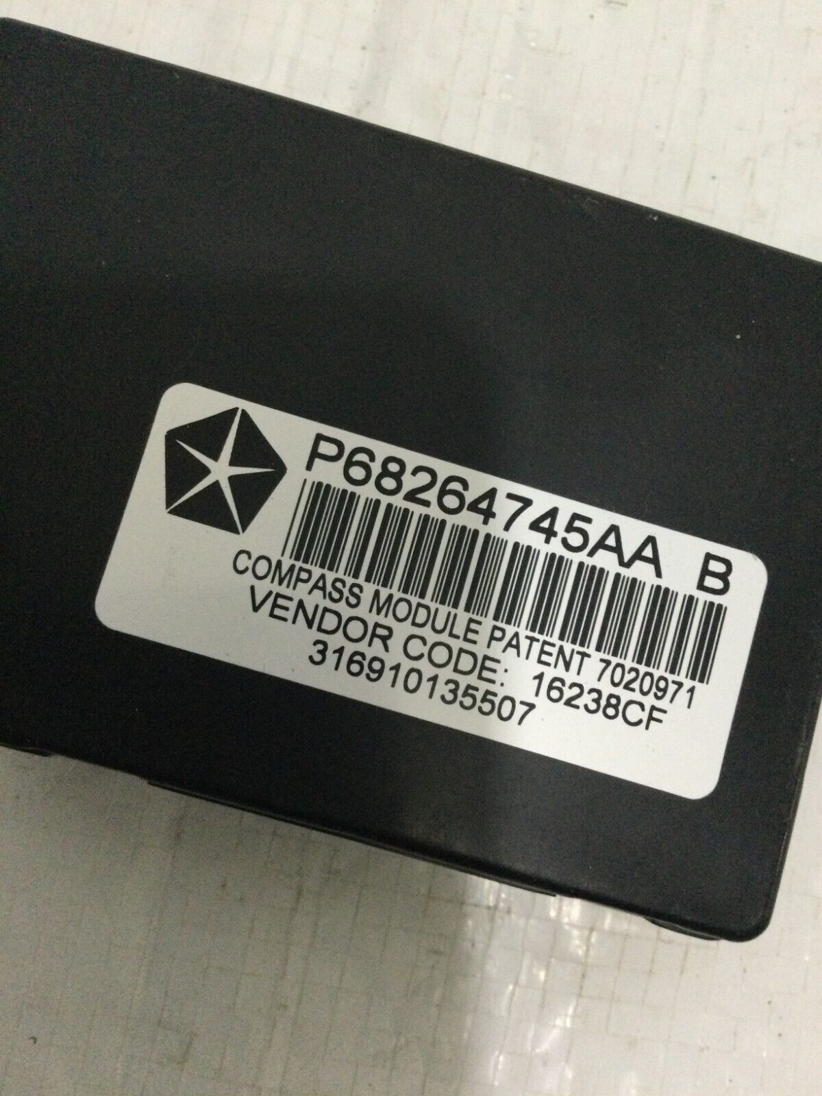 2017 Jeep Wrangler Compass Driver Assist Control Module 68264745AA OEM