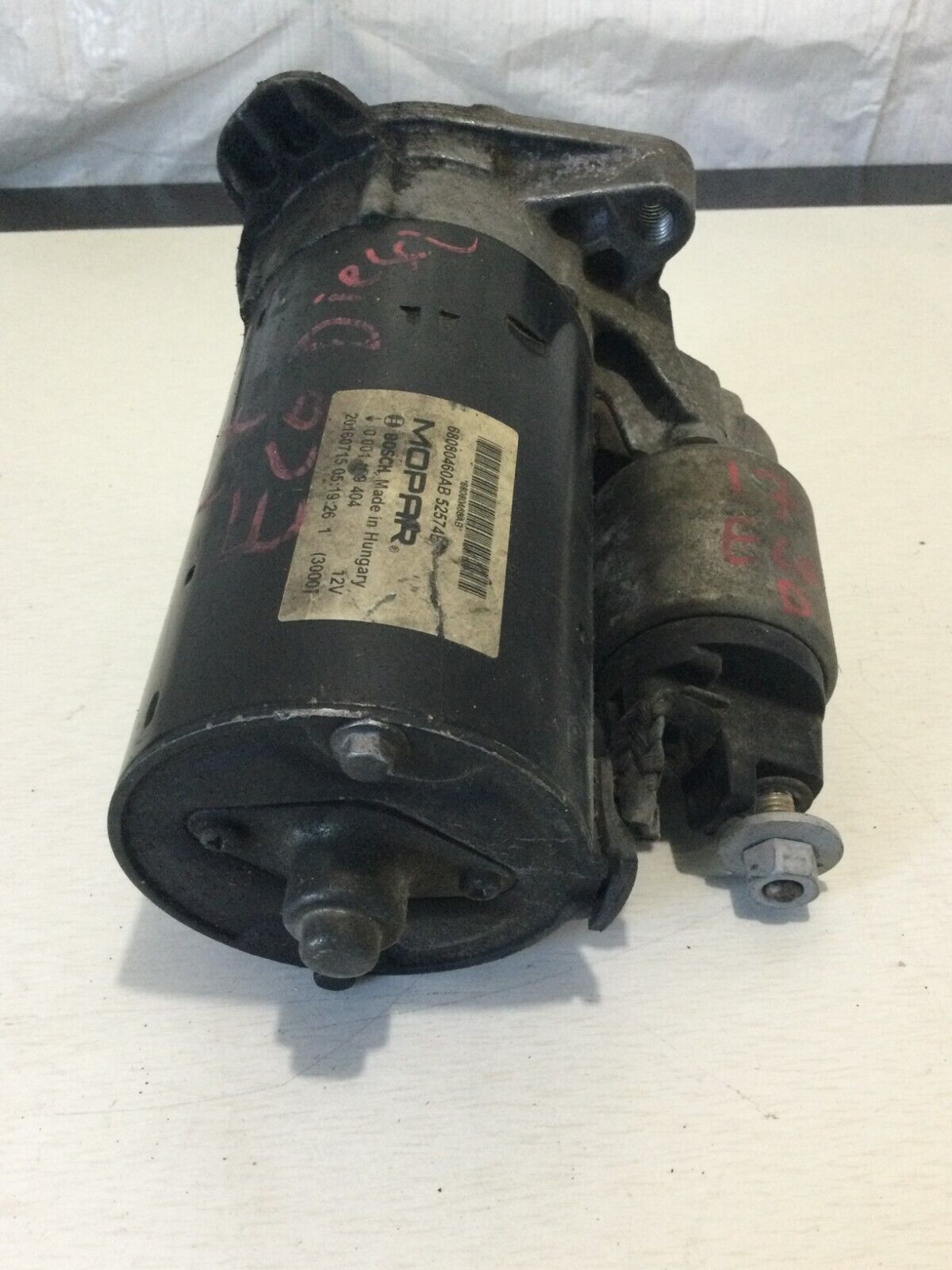 2017 Dodge Ram 1500 Engine Starter Motor OEM  3.0L 68080460AB