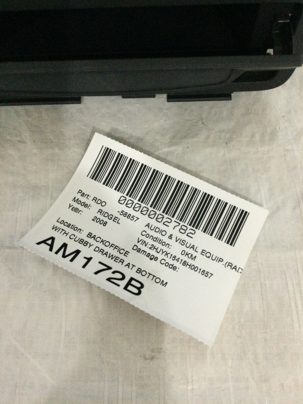 2006-2008  Honda Ridgeline Radio CD Player AM FM XM 39100-SJC-A010 OEM