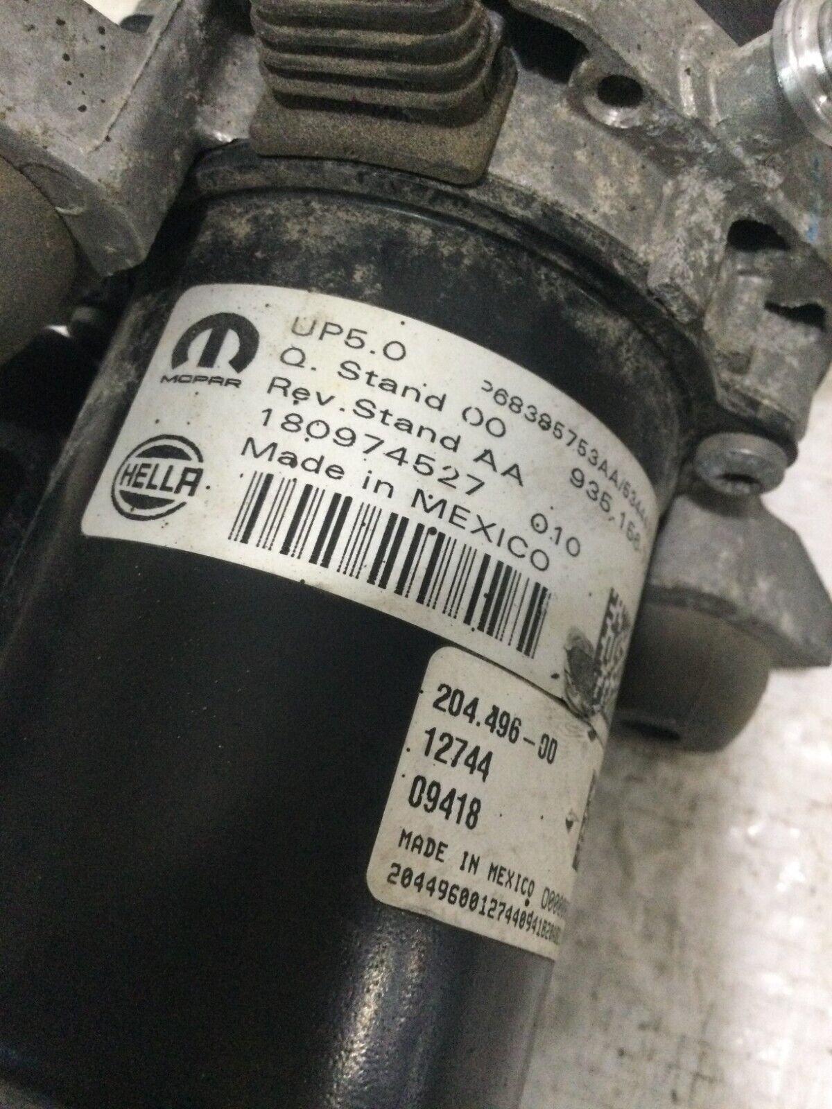 2017 2018 2019 Dodge Ram 1500 Brake Booster Vacuum Pump 180974527 OEM