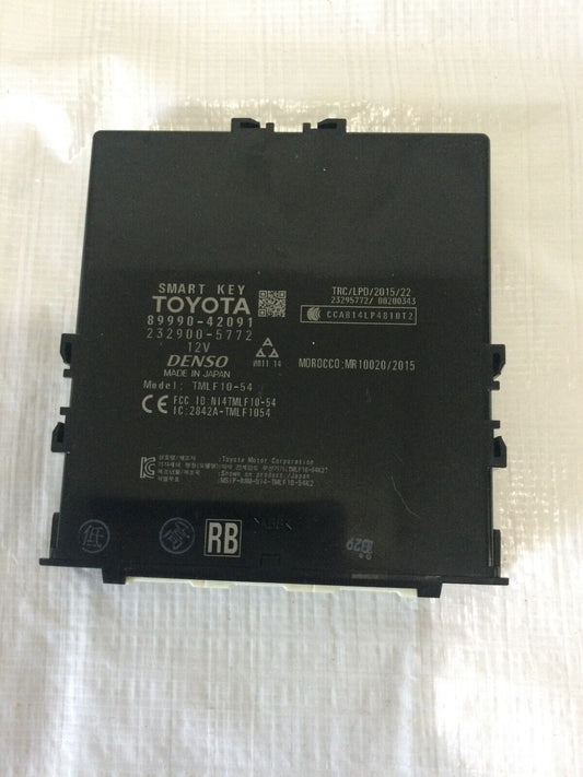 2018 Toyota RAV4 Hybrid  Keyless Entery Control Module 89990-42091 OEM