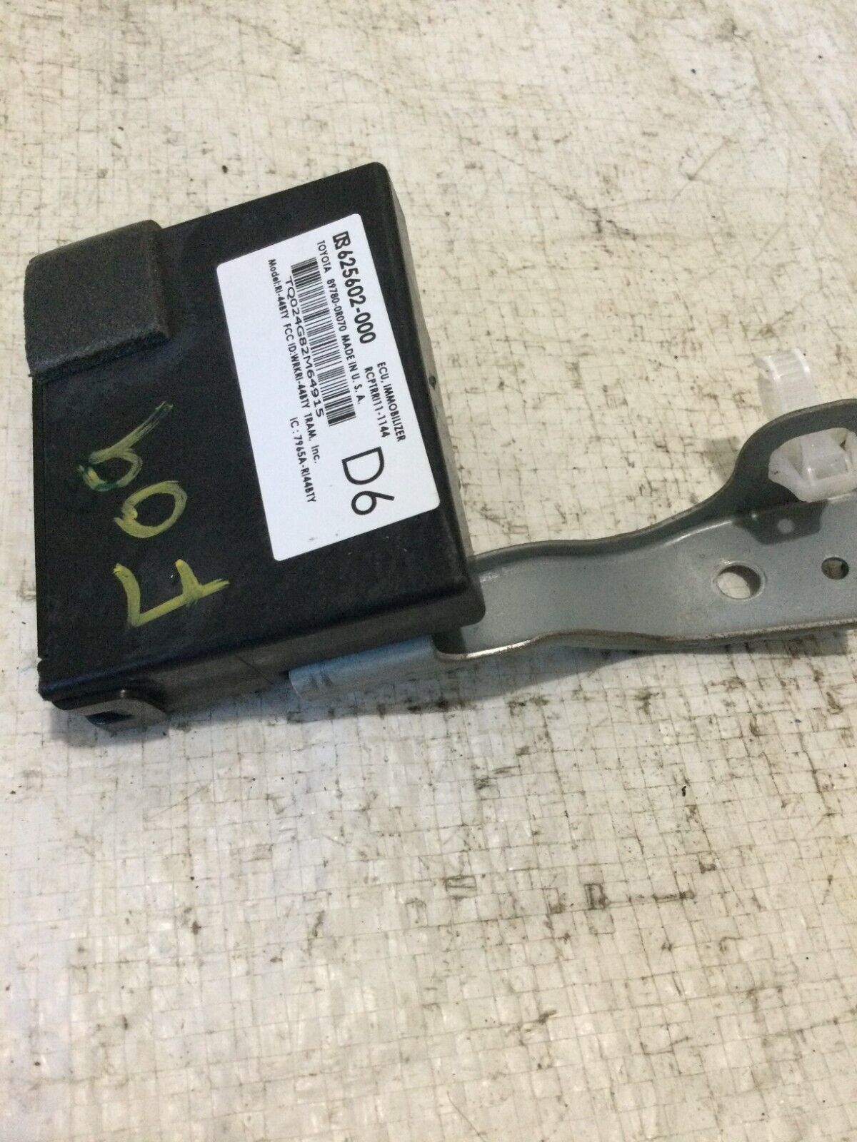 2018 Toyota  Corolla Theft Locking  Immobilizer  Control Module 625602-000 OEM