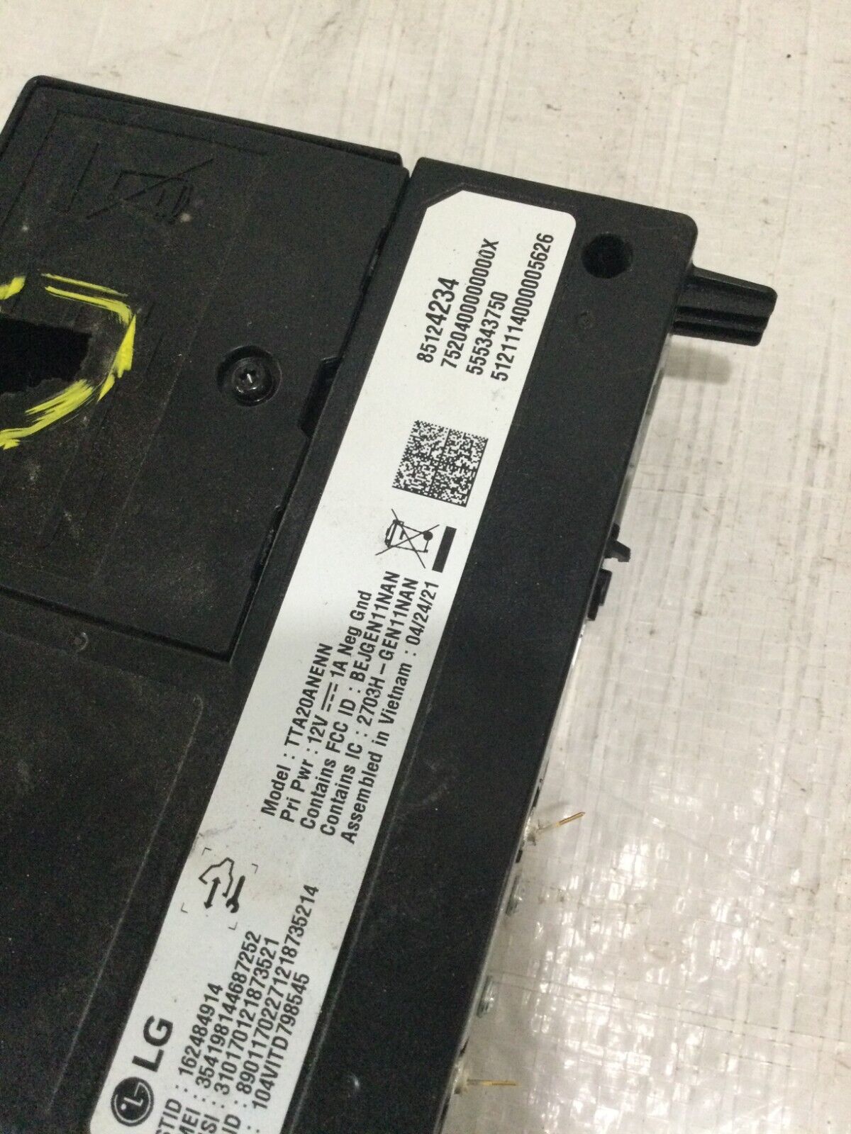2021 Chevrolet Silverado 1500 Communication Telematics Module 85124234 OEM