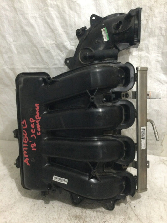 2019 Jeep Compass 2.4l Air Intake Manifold Assembly W/ Fuel Injector Rail OEM