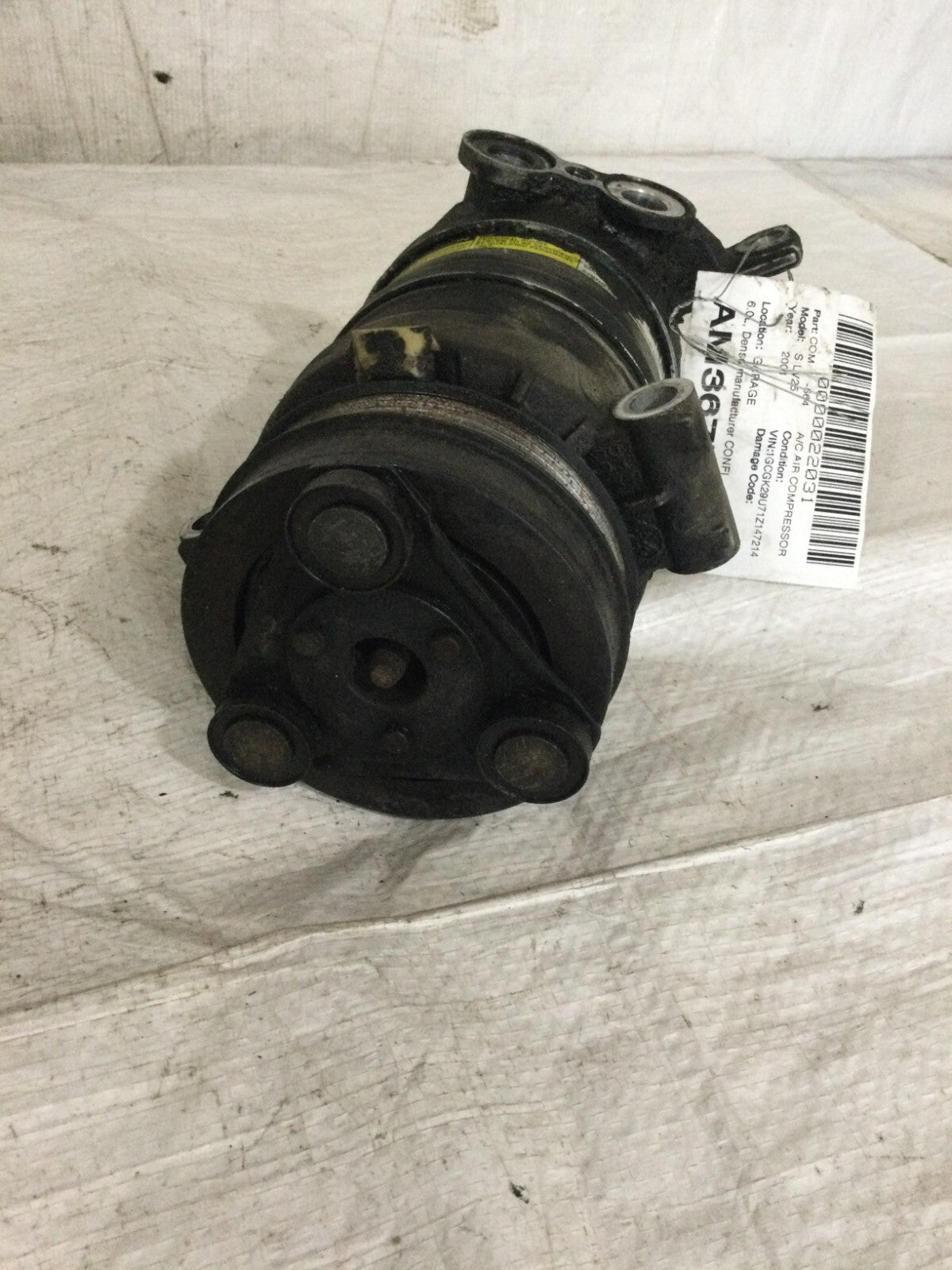 2001 Chevrolet Silverado 2500 A/C Air Compressor OEM