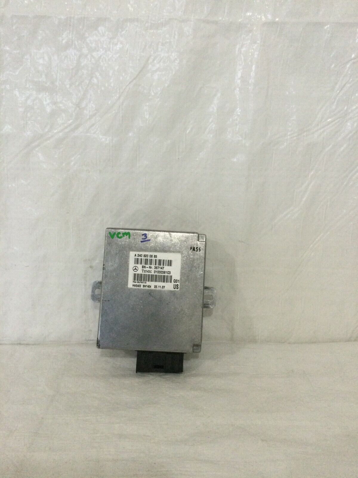2003-2006 Mercedes Benz W211 E55AMG Voice Communication Control Module OEM 