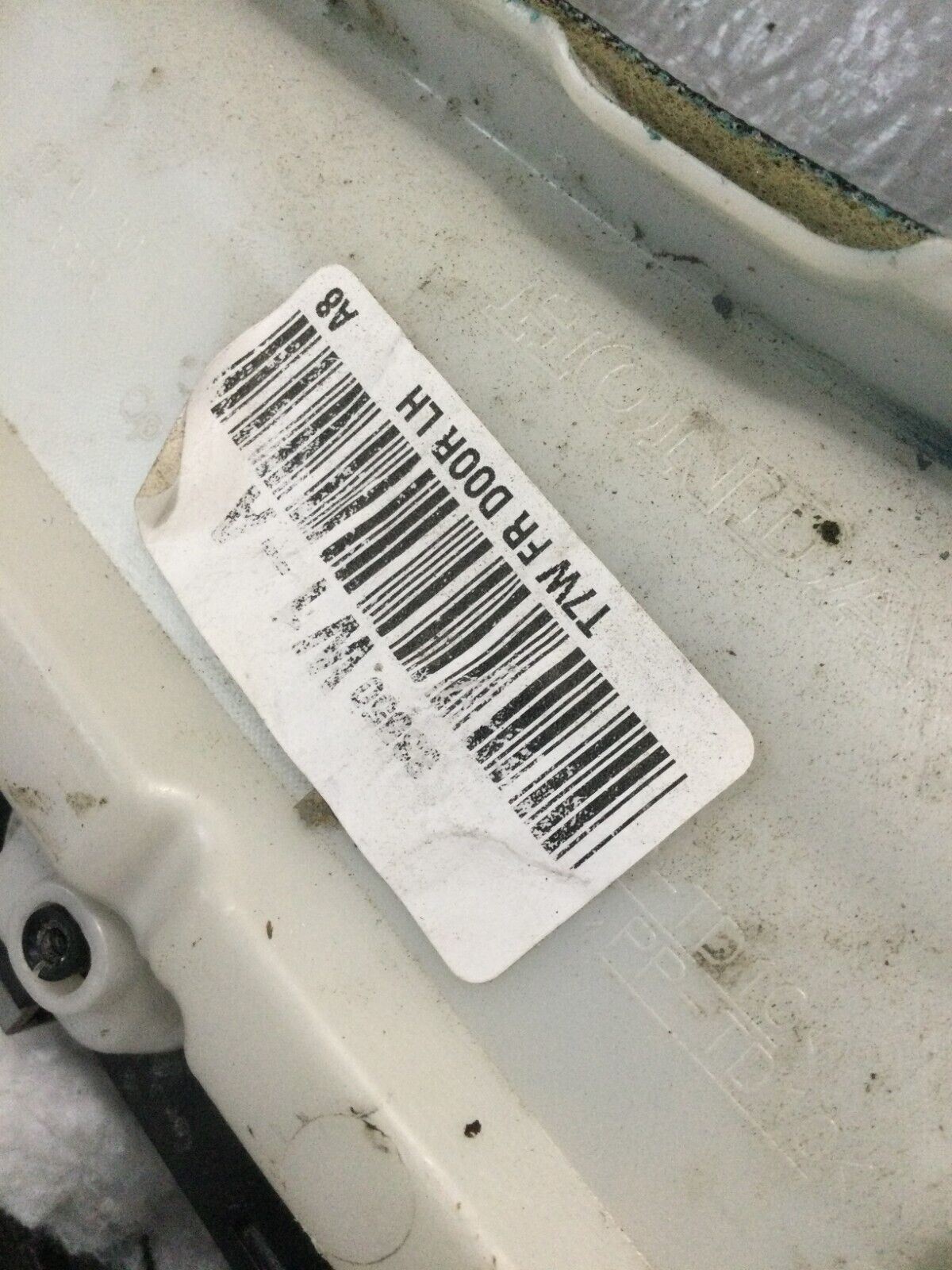 2019 Honda HR-V Front Left LH Driver Interior Door Panel Trim Black OEM