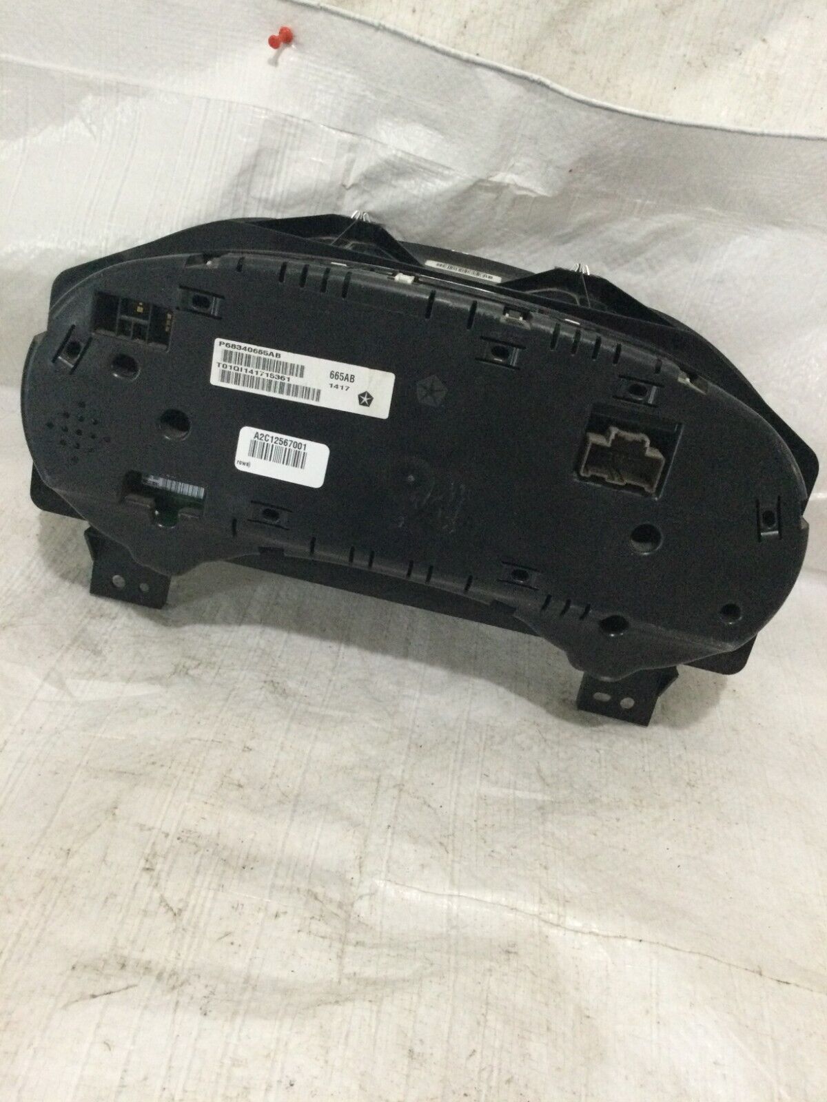 2017 Dodge Ram 1500 Speedometer Gauges Instrument Cluster KPH 68340655AB OEM