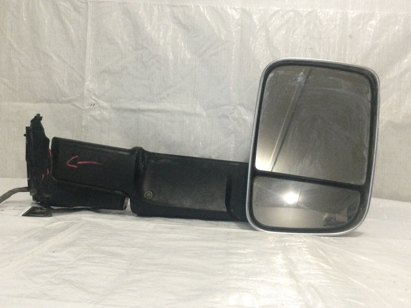 2018 Dodge Ram 2500 3500 Power Heated Right Passennger Tow Mirror OEM (DAMAGED)