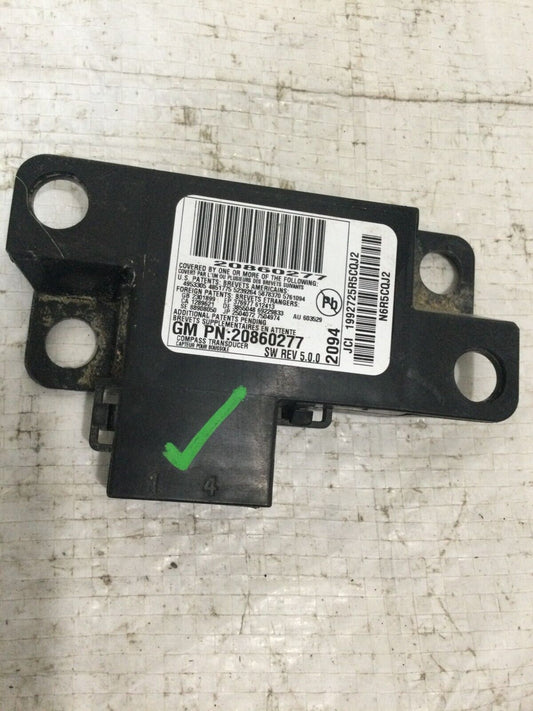 2012 Cadillac CTS Navigation Compass Control Module OEM 20860277