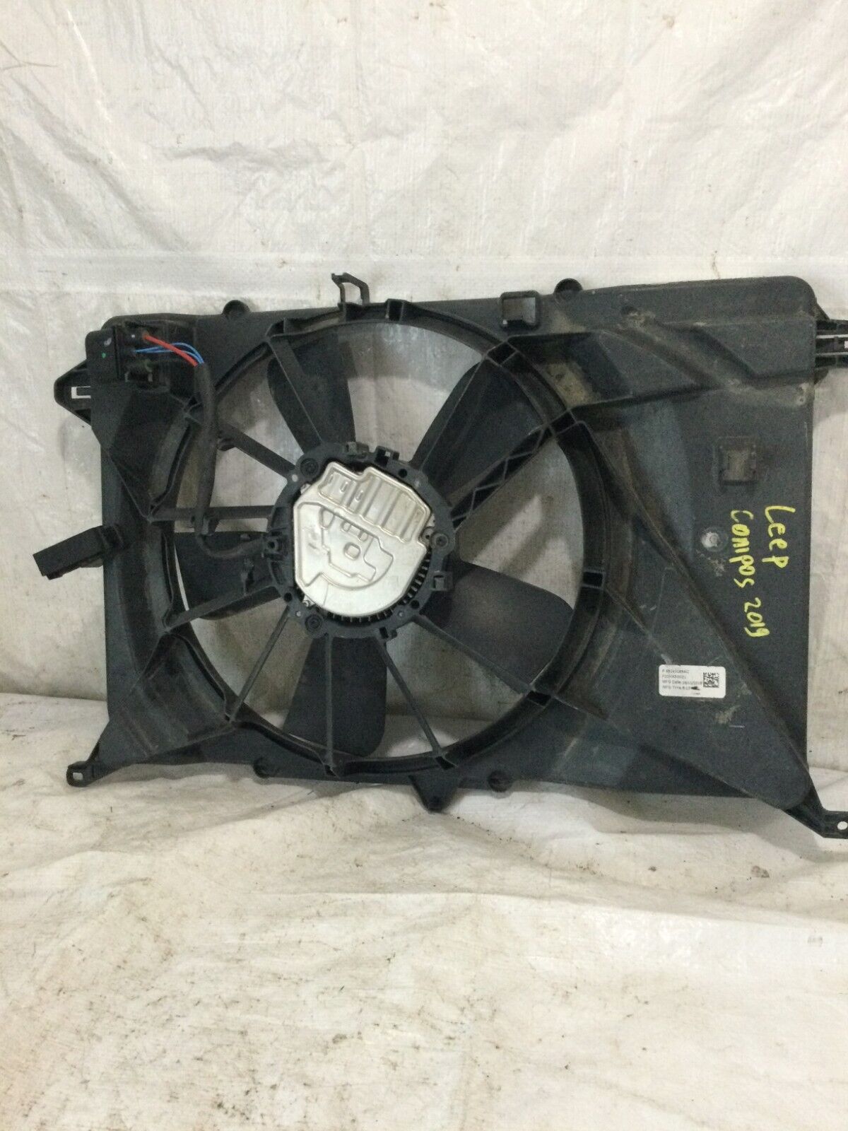 2019 Jeep Compass  Engine Intercooler Cooling Fan Assembly  68249185AC OEM