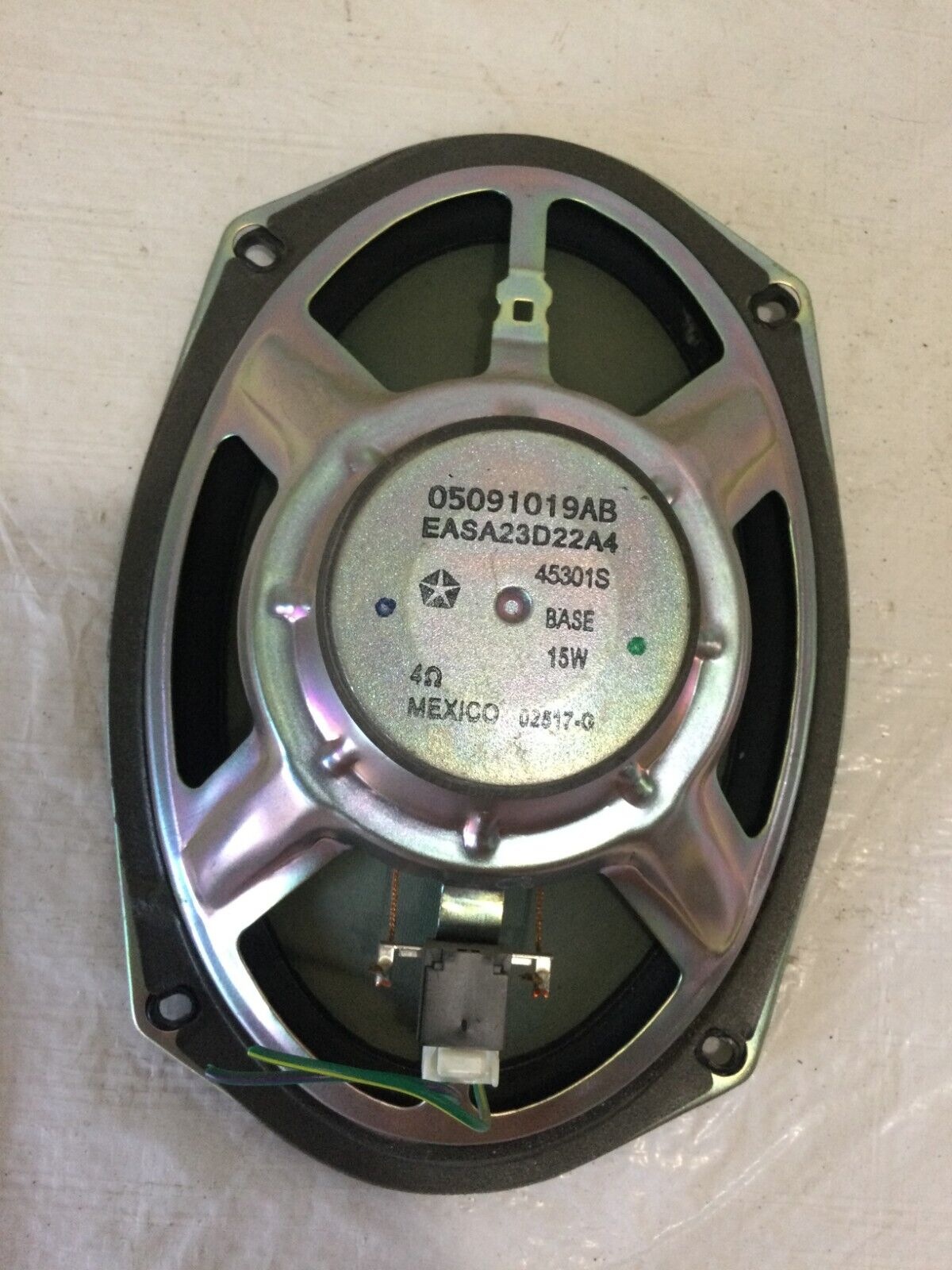 2017 Dodge Grand Caravan Front Right Door Speaker 05091019AB OEM