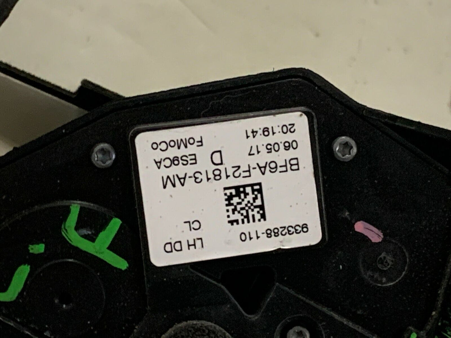 2017-2018 Ford Escape Front Left Driver Side Door Lock Latch Actuator OEM