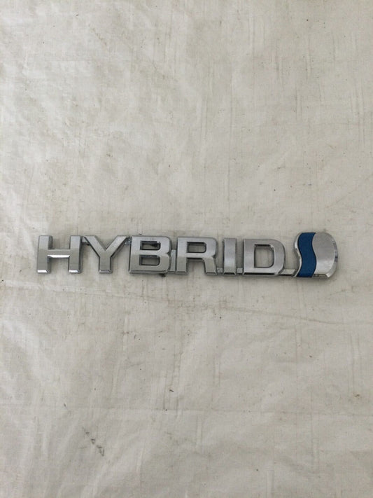 2016 Toyota Camry Fender Mounted Left Hybrid Emblem OEM