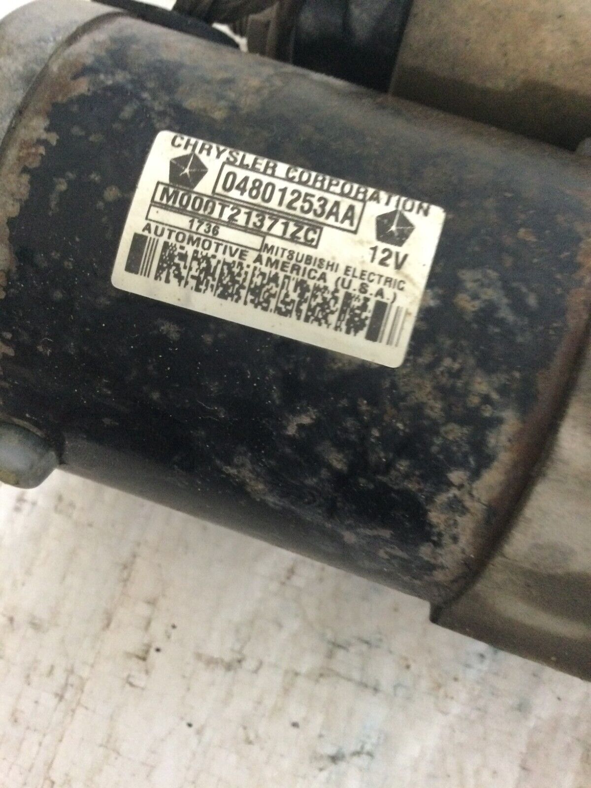 2005 -2008 Dodge RAM 1500 5.7L Engine Starter Motor OEM  04801253AA