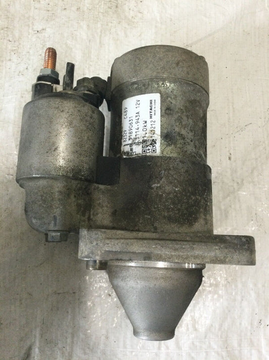 2015 Fiat 500 Engine Starter Motor 51890631 OEM