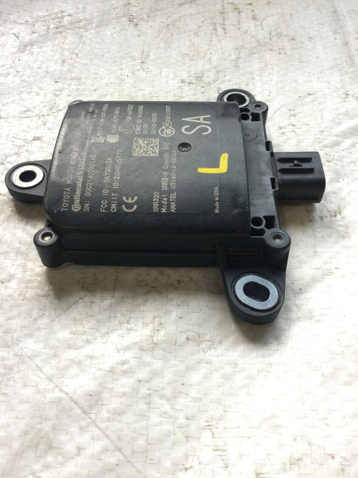 2020-2022 Toyota Corolla OEM Rear Left Blind Spot Radar Sensor 88162-02070 OEM