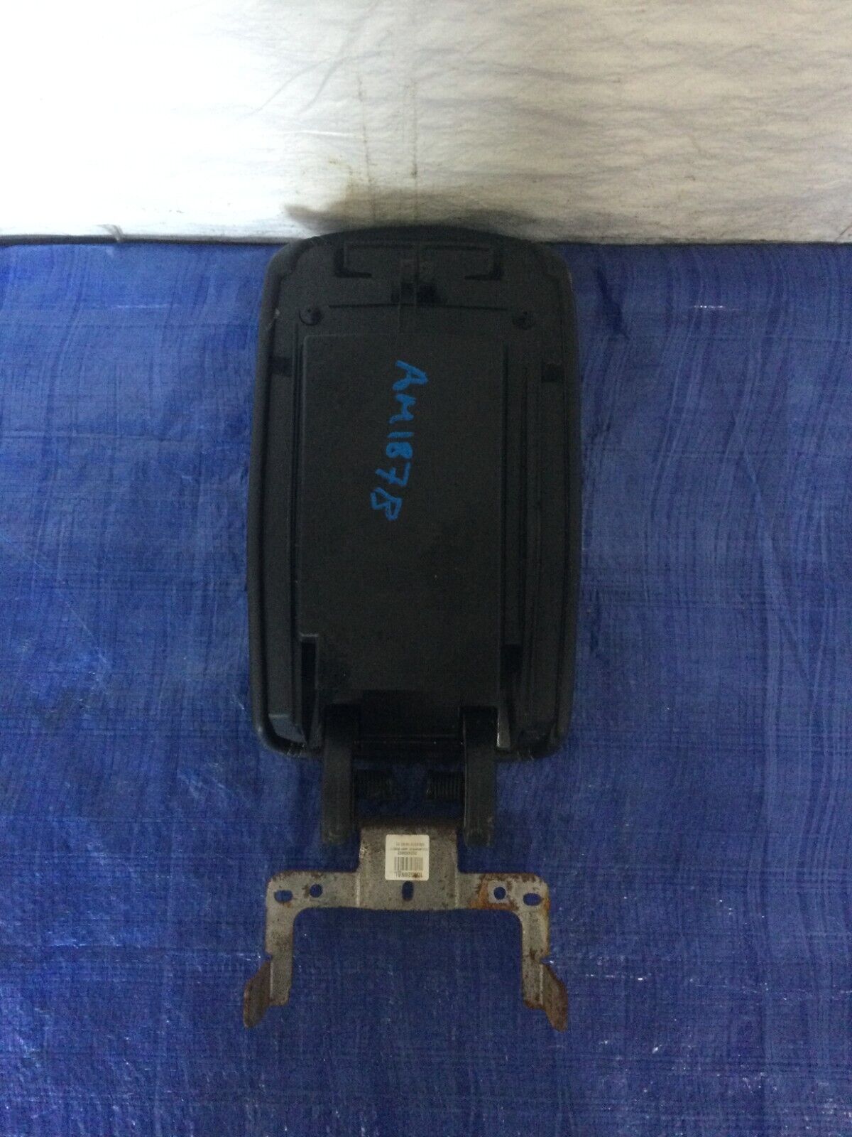 2017-2019  Ford Escape Center Console Lid Armrest Black Stitch Leather