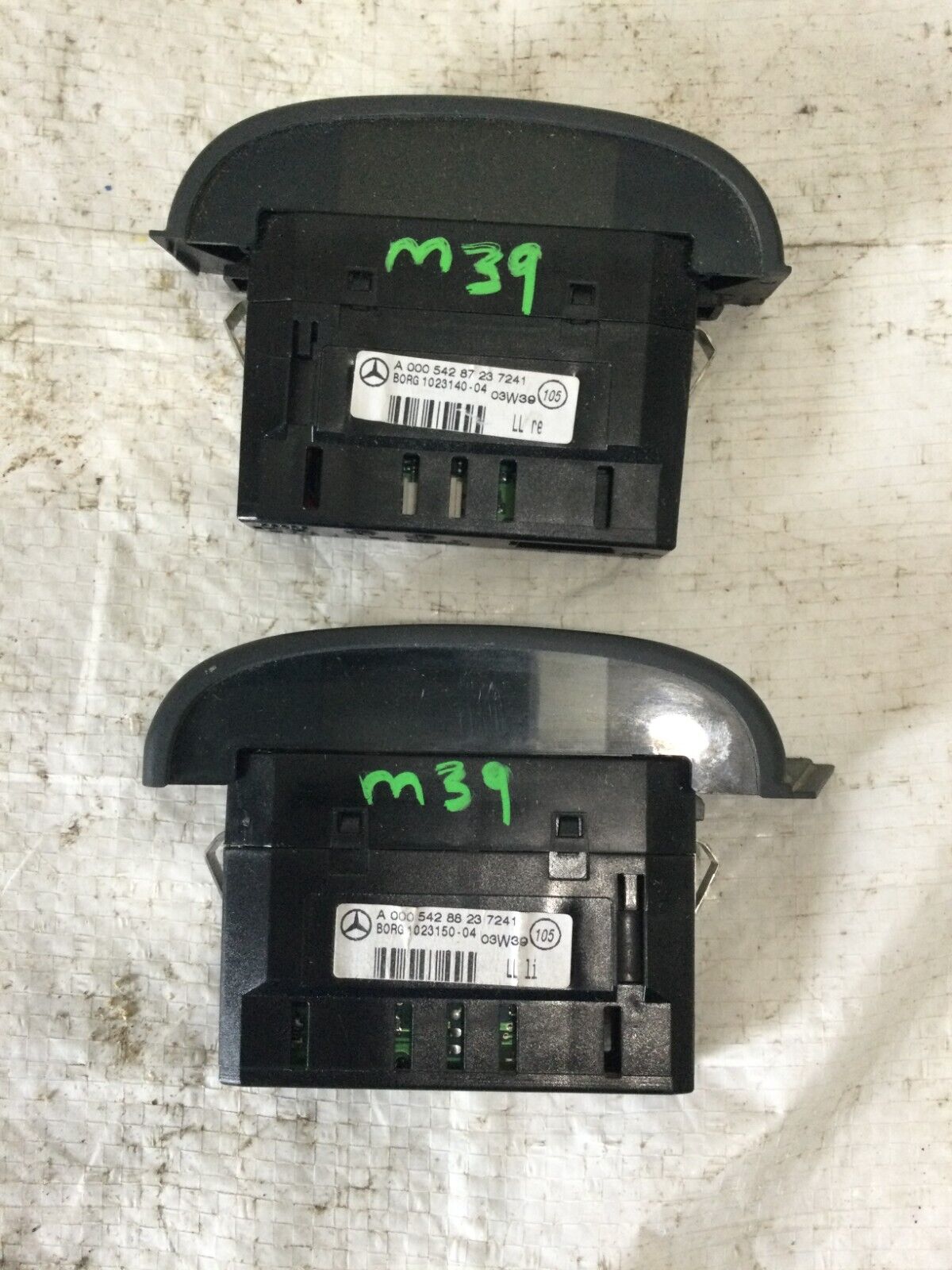 2004 Mercedes Benz S430 Dash Sensor Display Screen Set OEM