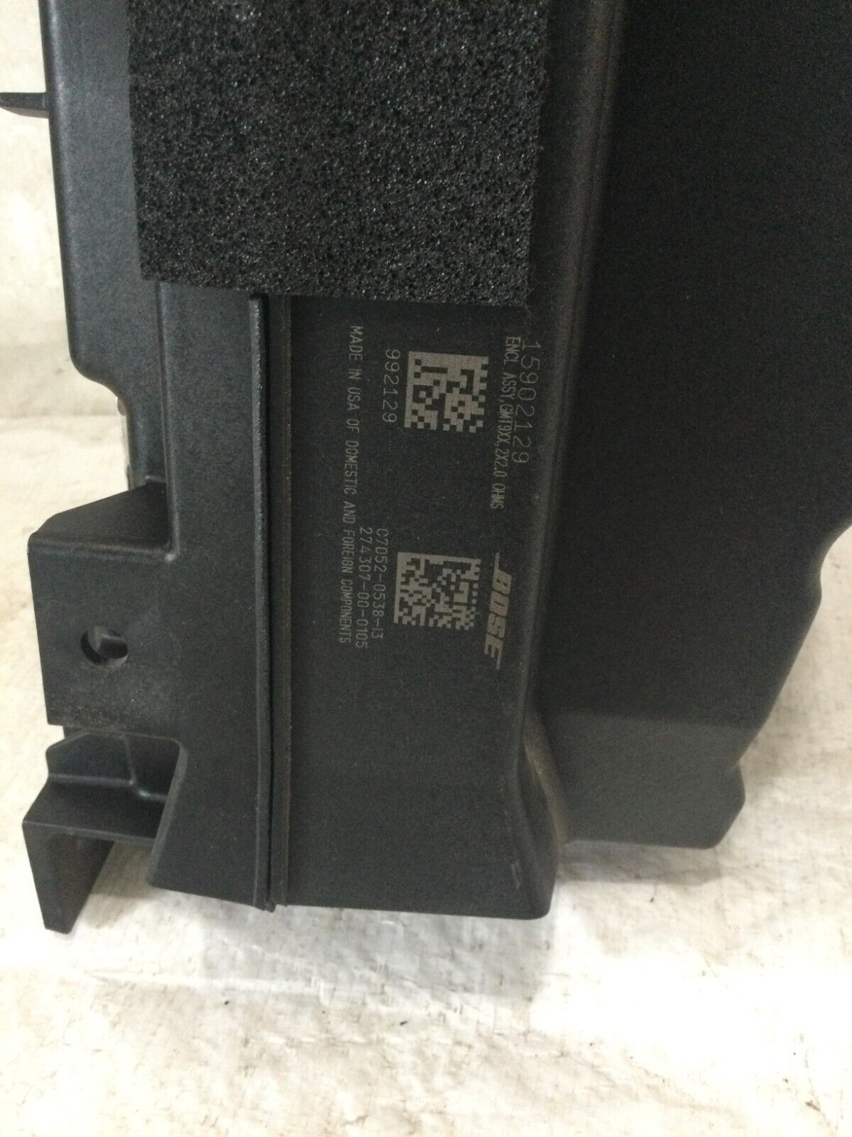 2007-2009 Cadillac Escalade Subwoofer Speaker 15902129 OEM