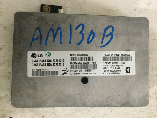 2011 GMC Sierra 2500HD Communication Control Computer Module OEM 22794713