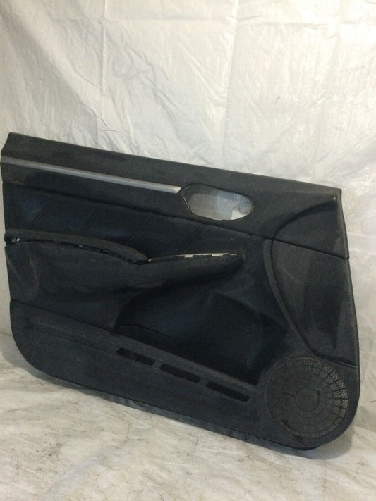 2010 Honda Civic Front Left Door Trim Panel Black OEM