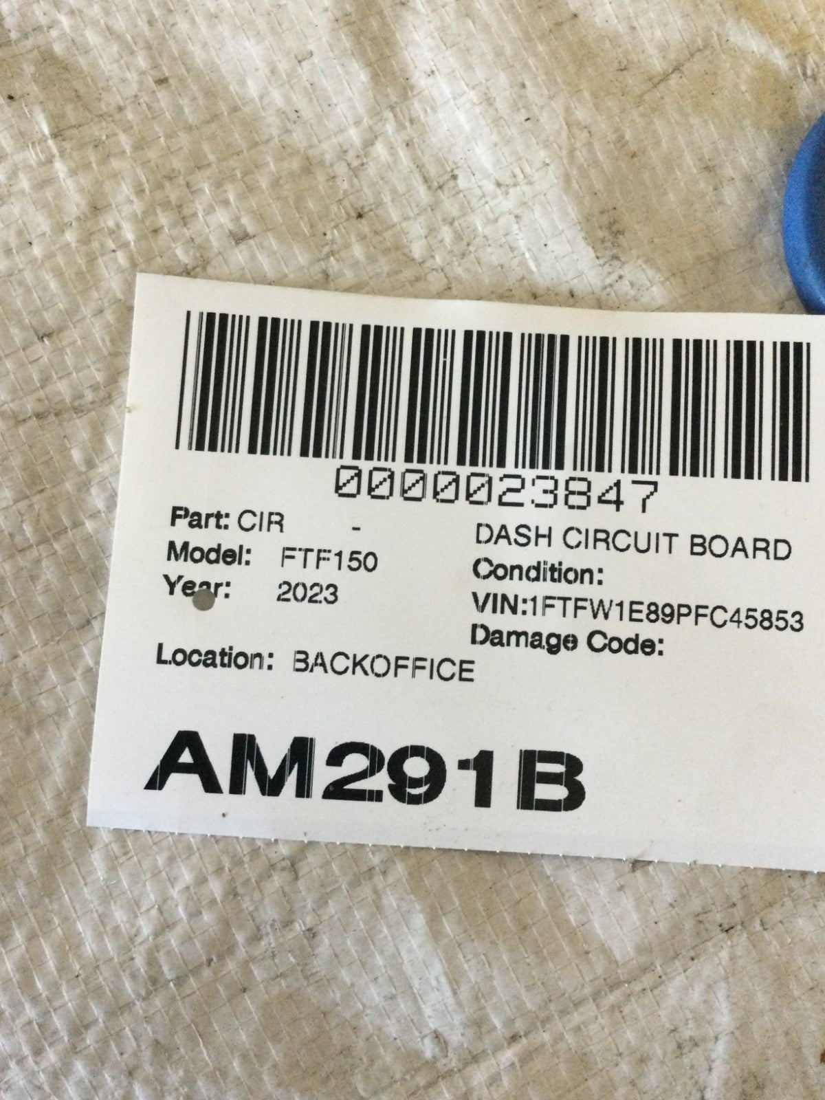 2023 Ford F150 F-150 Left Side Dash Trim OEM ML3B 15043D12 EF319W