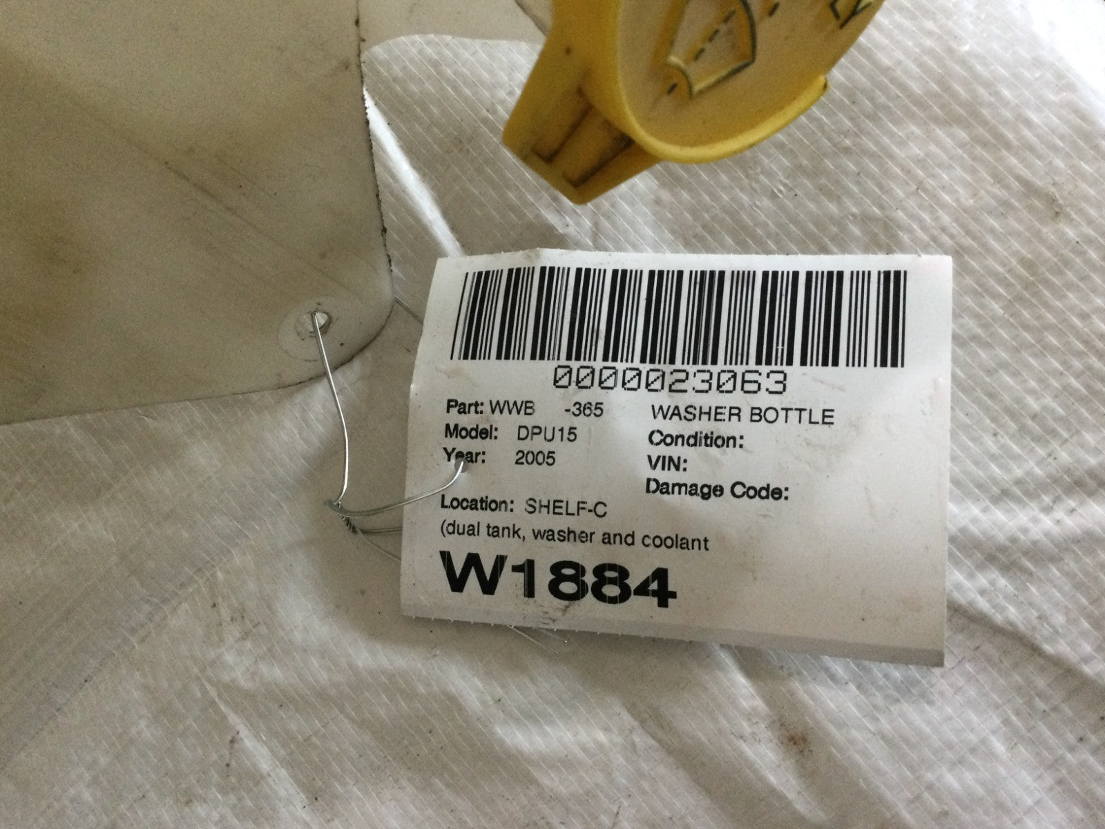 2002-2005 Dodge Ram 1500 Coolant Recovery Bottle OEM 55056502AC