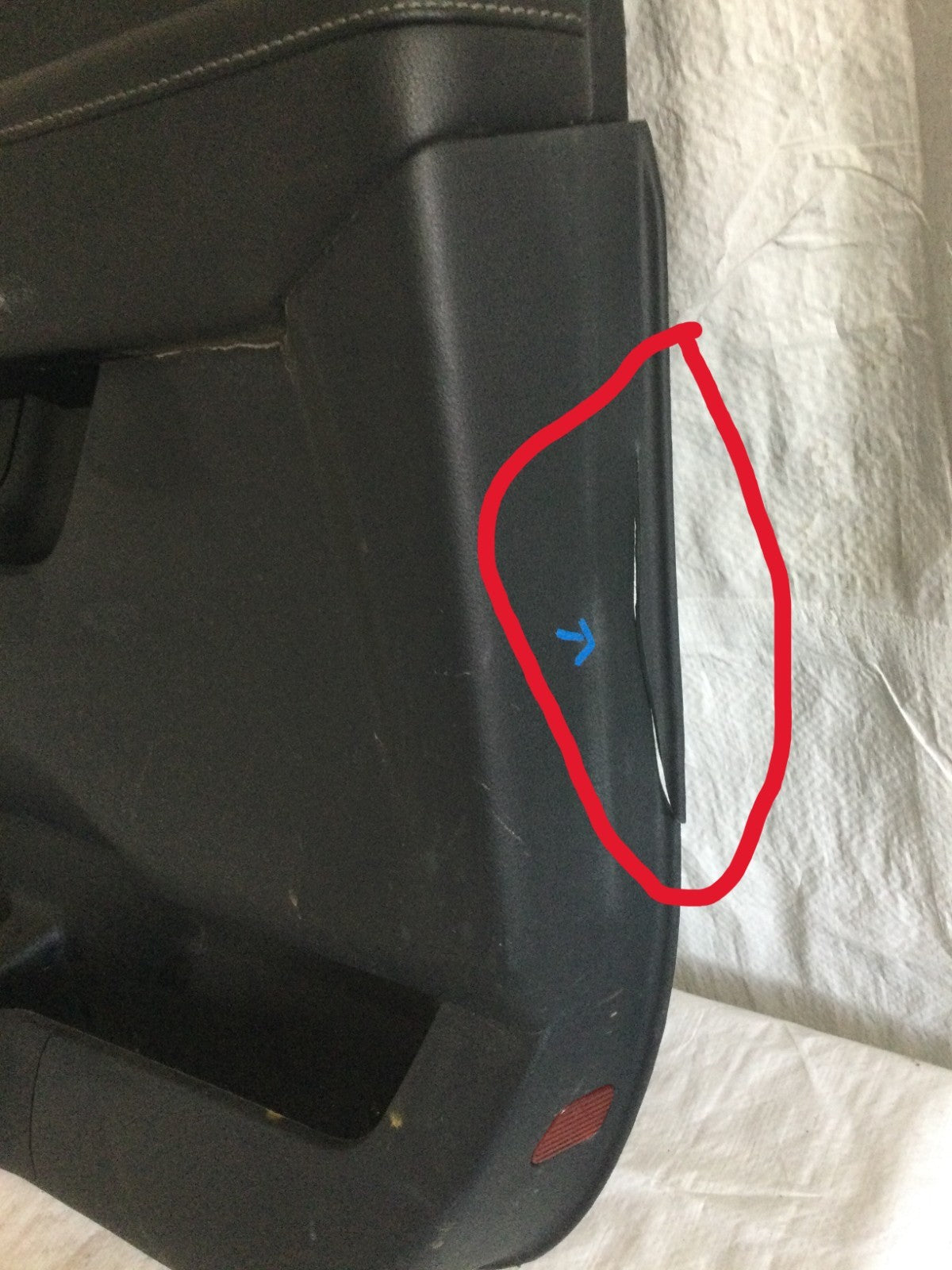 2023 Ford F150 Rear Right Door Trim Panel OEM MARKED DAMAGE
