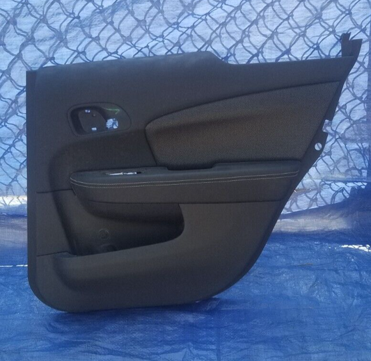 2012 Dodge Avenger Rear Right Door Trim Panel OEM 2011-2014