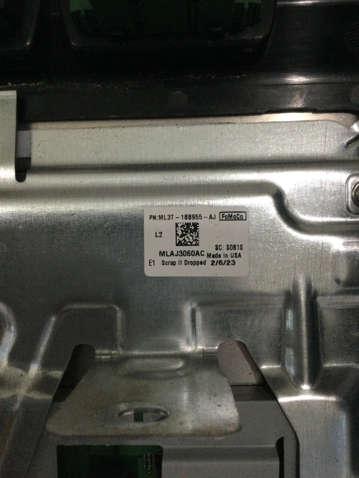 2023 Ford F150 F-150 Display Touch Screen OEM ML3T-18B955-AJ HAS LITTLE SCRATCH