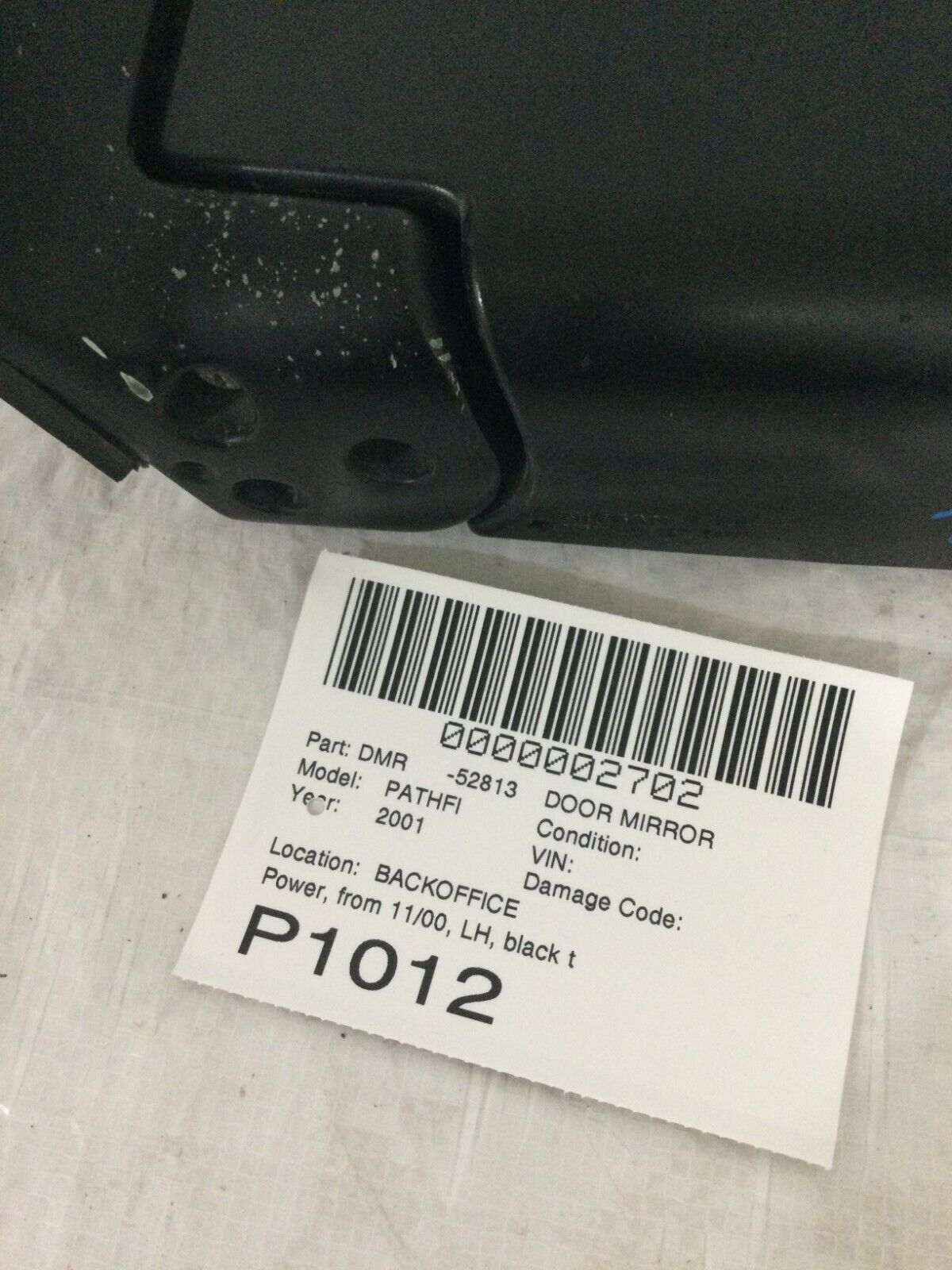 2001 Nissan Pathfinder Side View Mirror Left Driver Side OEM LH Power