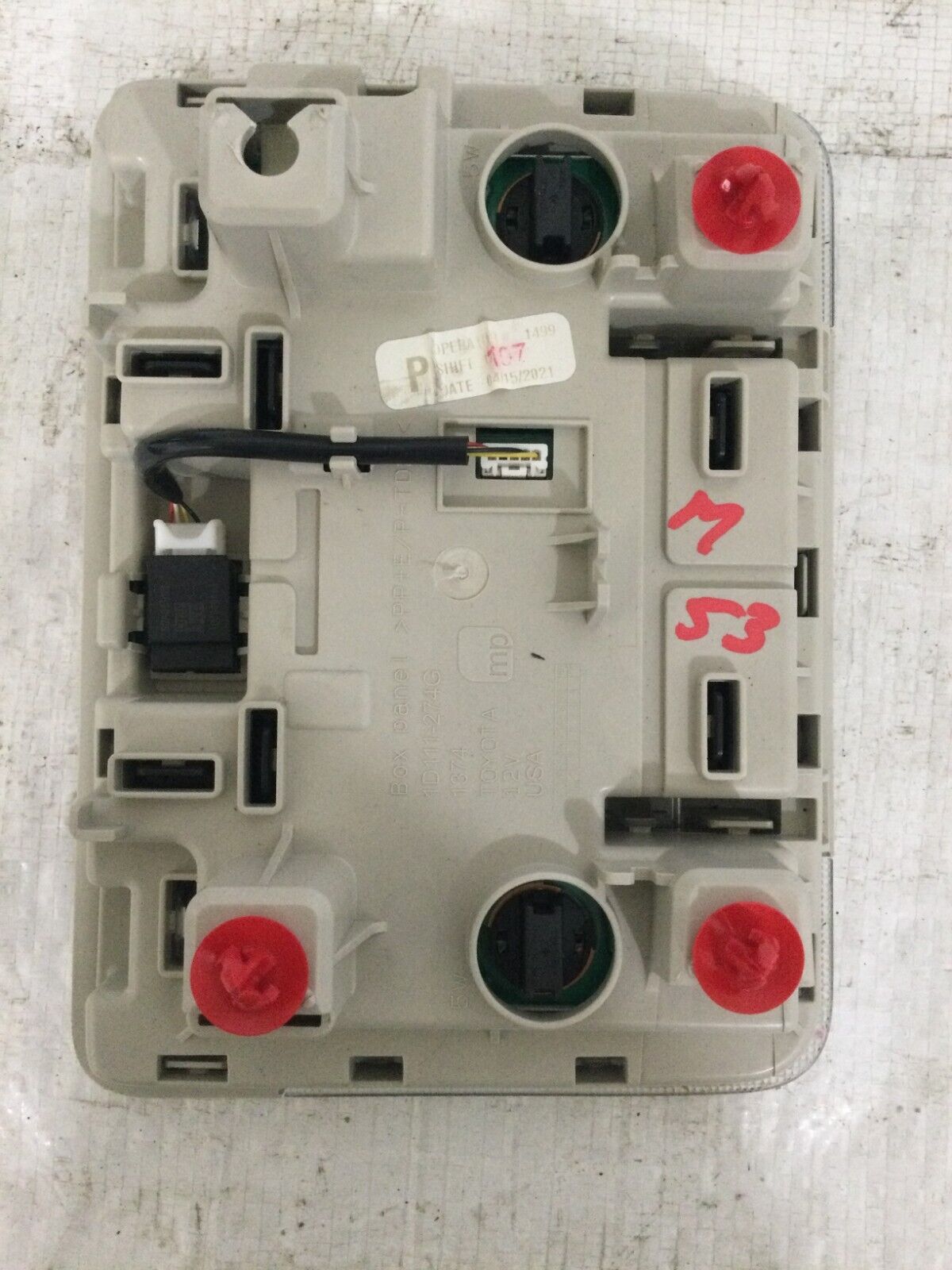 2019-2022 Toyota Corolla Front Overhead Console Dome Map Light OEM