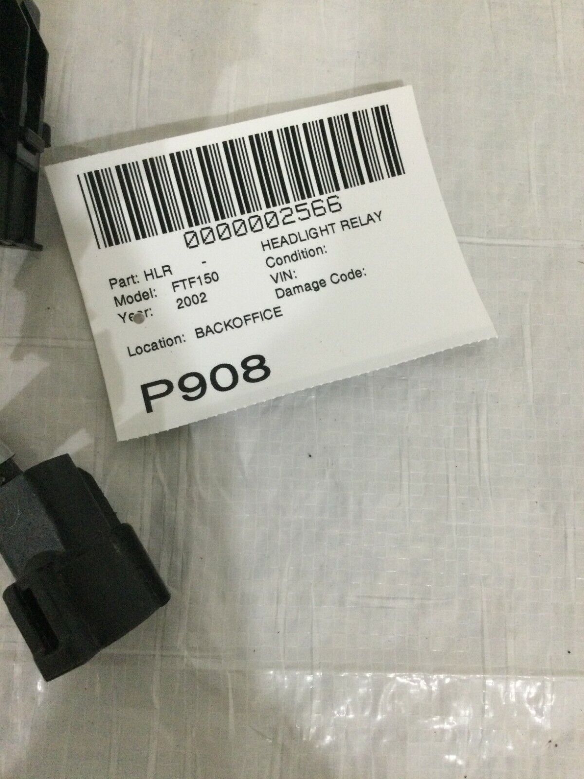 2002 Ford F-150 F150 Headlight Relay W/ Pigtail Connector OEM