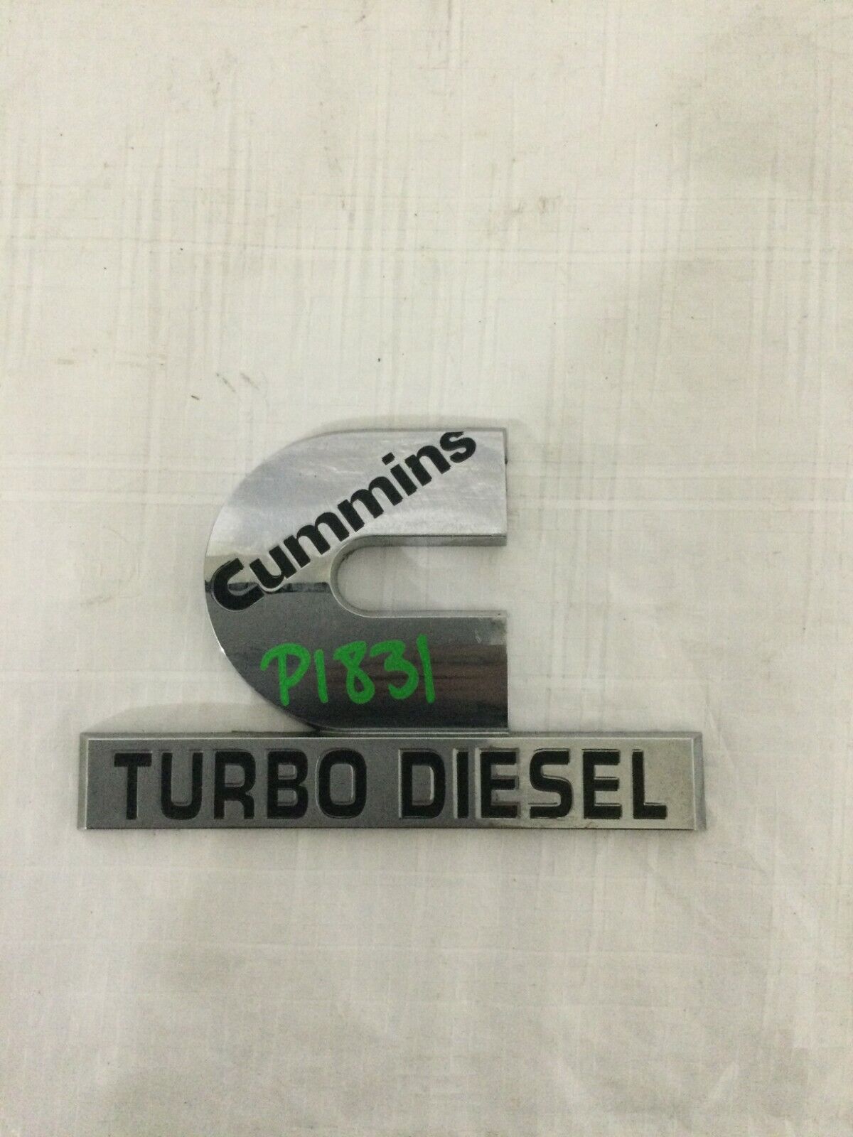 2006-2010 Dodge Ram 2500 3500 Cummins Turbo Diesel Chrome Fender Emblem OEM