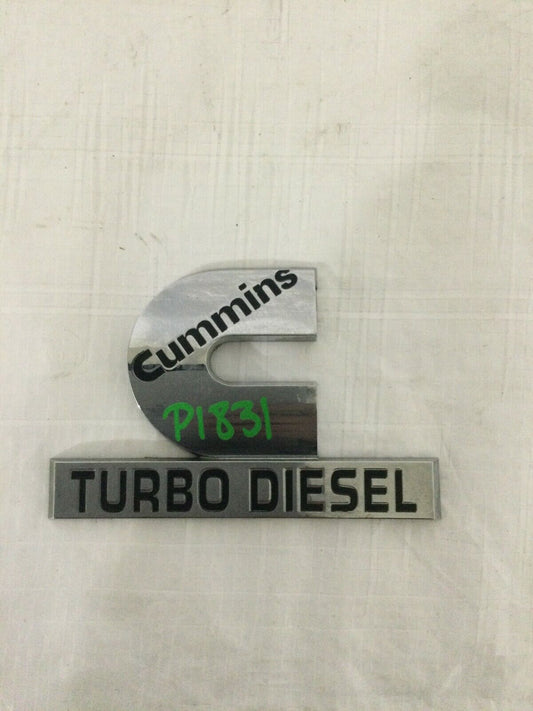 2006-2010 Dodge Ram 2500 3500 Cummins Turbo Diesel Chrome Fender Emblem OEM