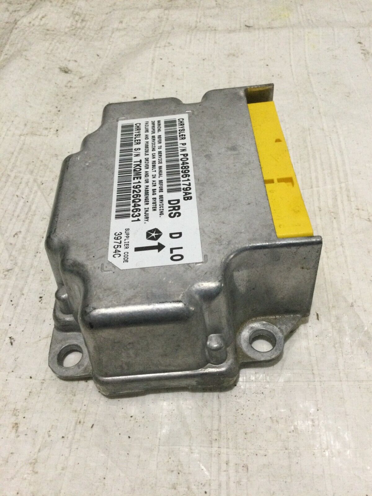 2007 Dodge Ram 1500 SRS Control Module OEM 04896179AB