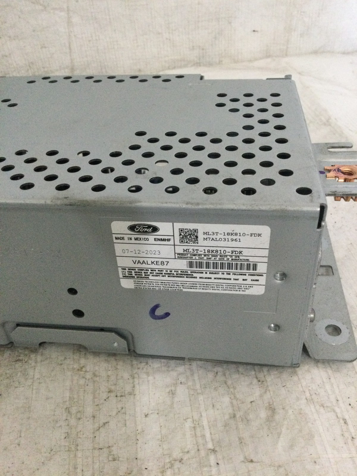 2023 Ford F150 F-150 Radio Audio Receiver OEM ML3T-18K810-FDK