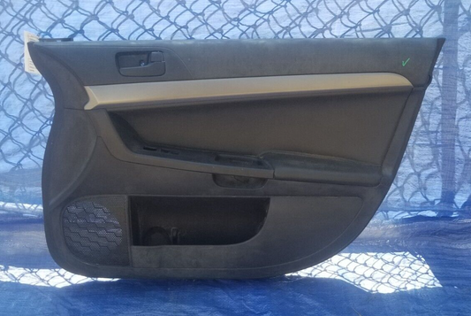 2010 Mitsubishi Lancer ES Sedan Door Trim Panel Front Right Passenger OEM
