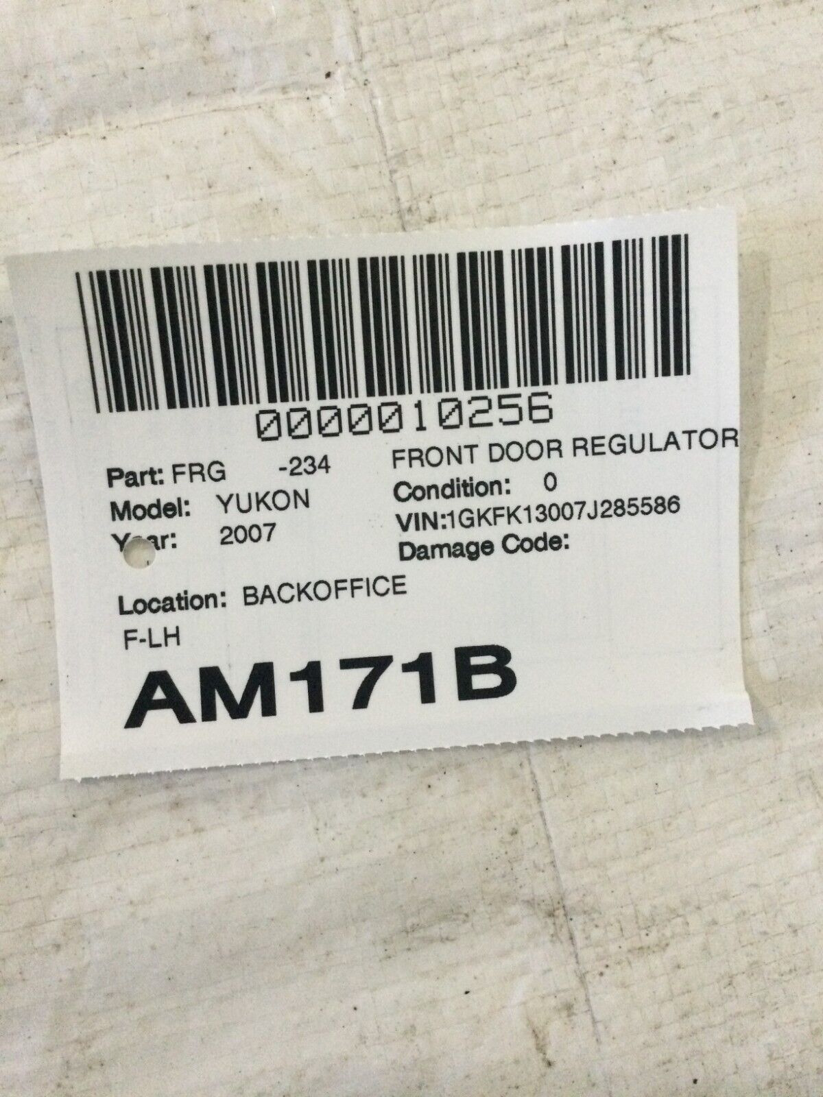 2007 GMC Yukon Front Left Window Regulator Motor OEM