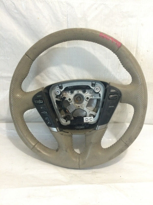 2009-2014 Nissan Murano Strng Wheel W/ Control Buttons Tan OEM
