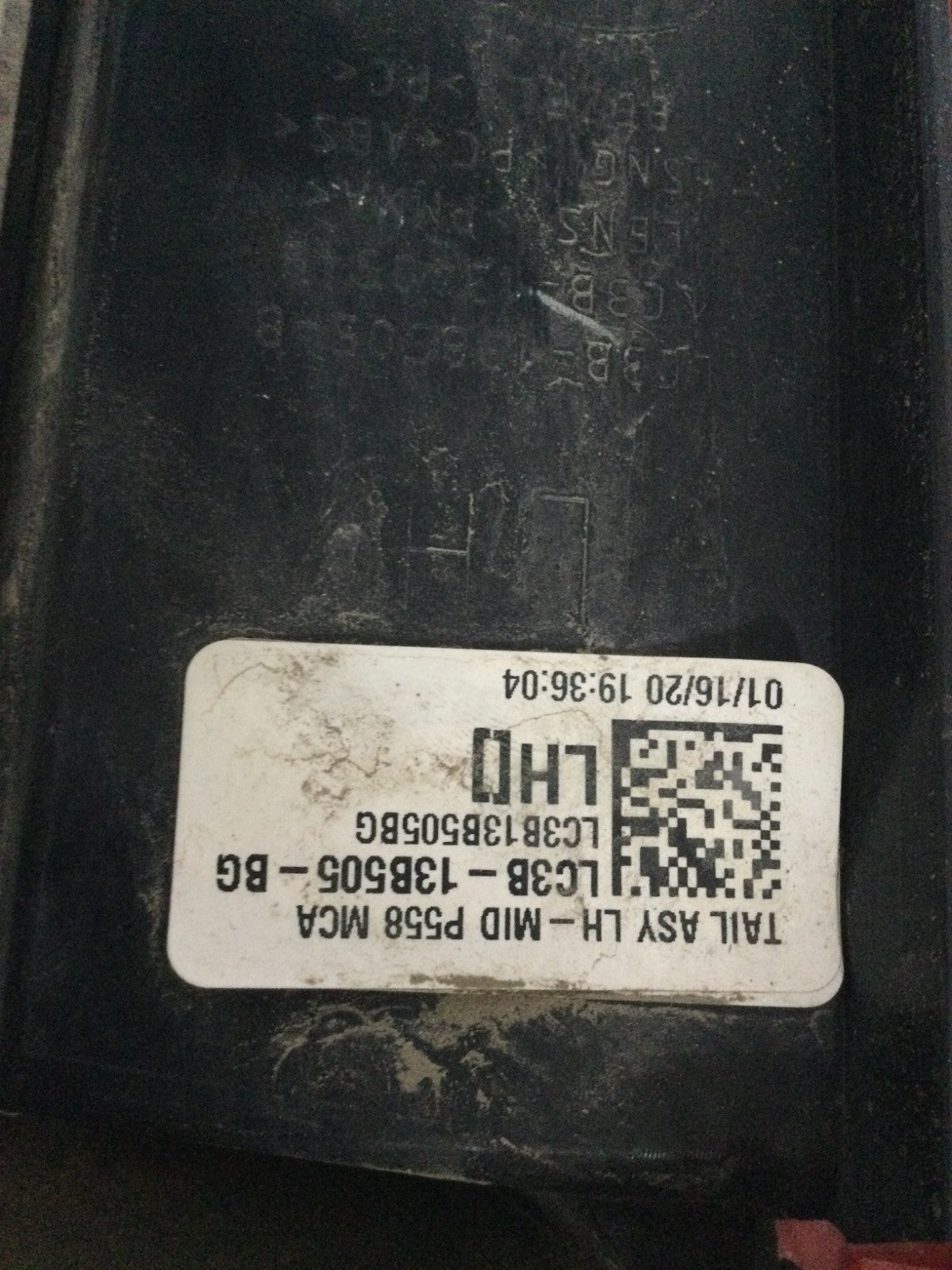 2021 Ford F350 Super Duty Left Drivers Tail Light OEM LC3B-13B505-BG