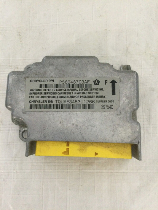 2004 Dodge Ram 1500 SRS Control Module Computer 56043703AF OEM