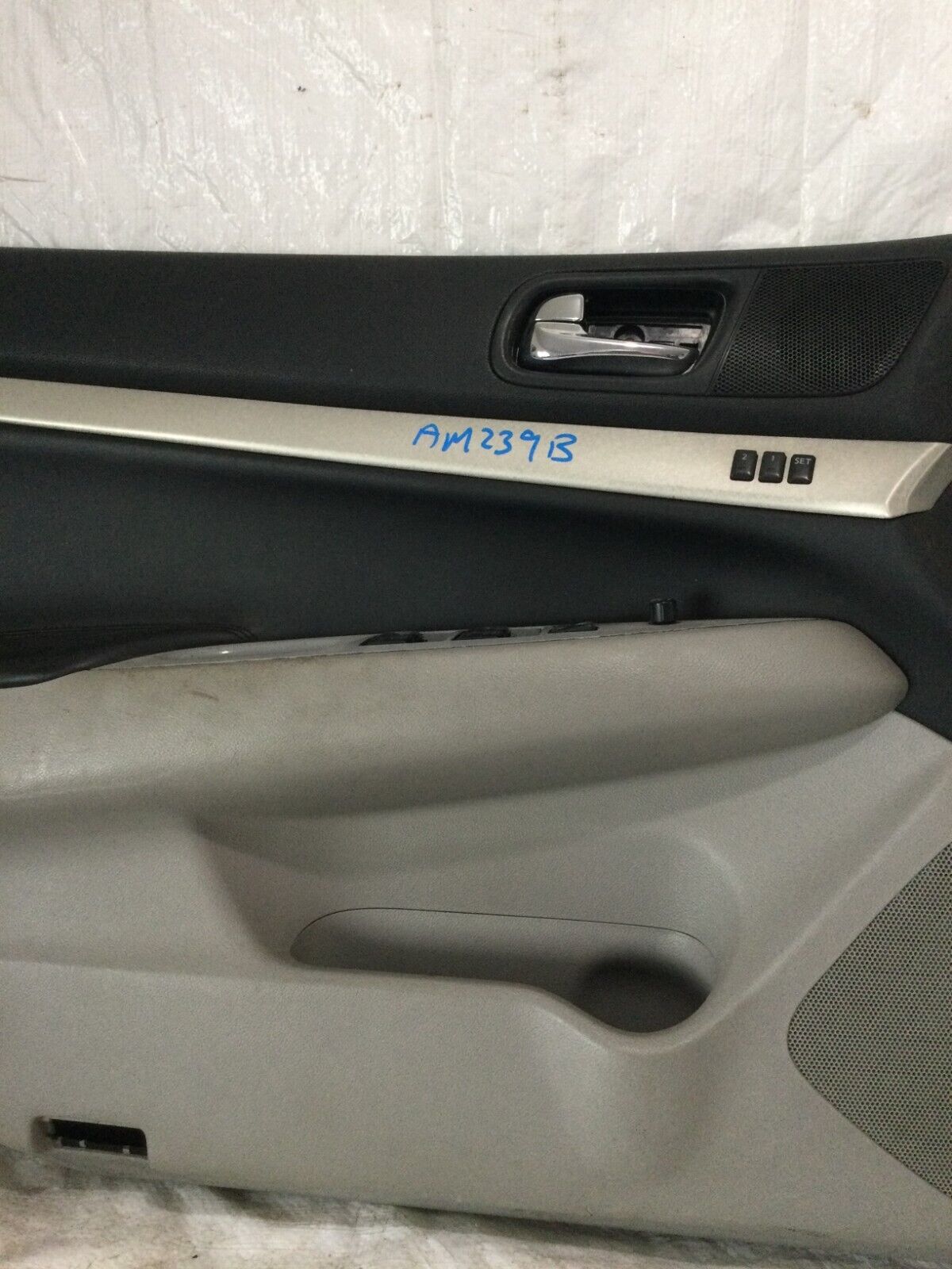 2007 Infiniti G35 Base Sedan Front Left Door Trim Panel OEM