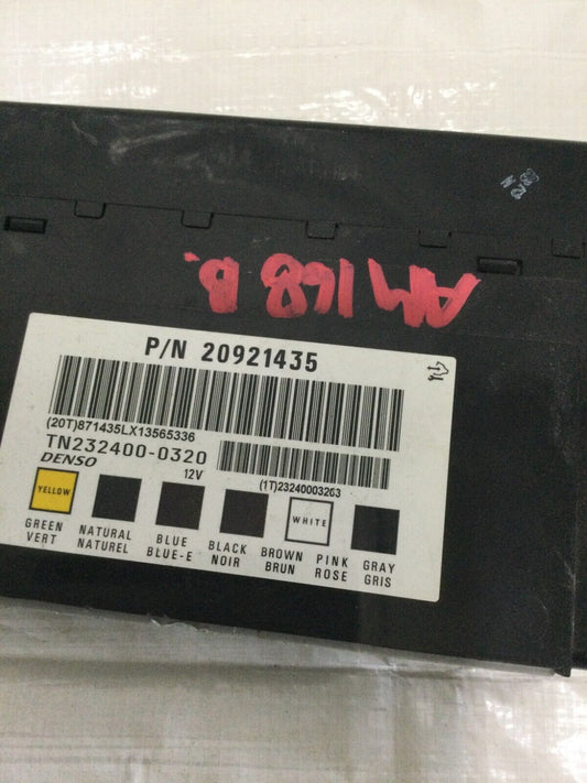 2012 Cadillac CTS Body Control Module  BCM  20921436 OEM