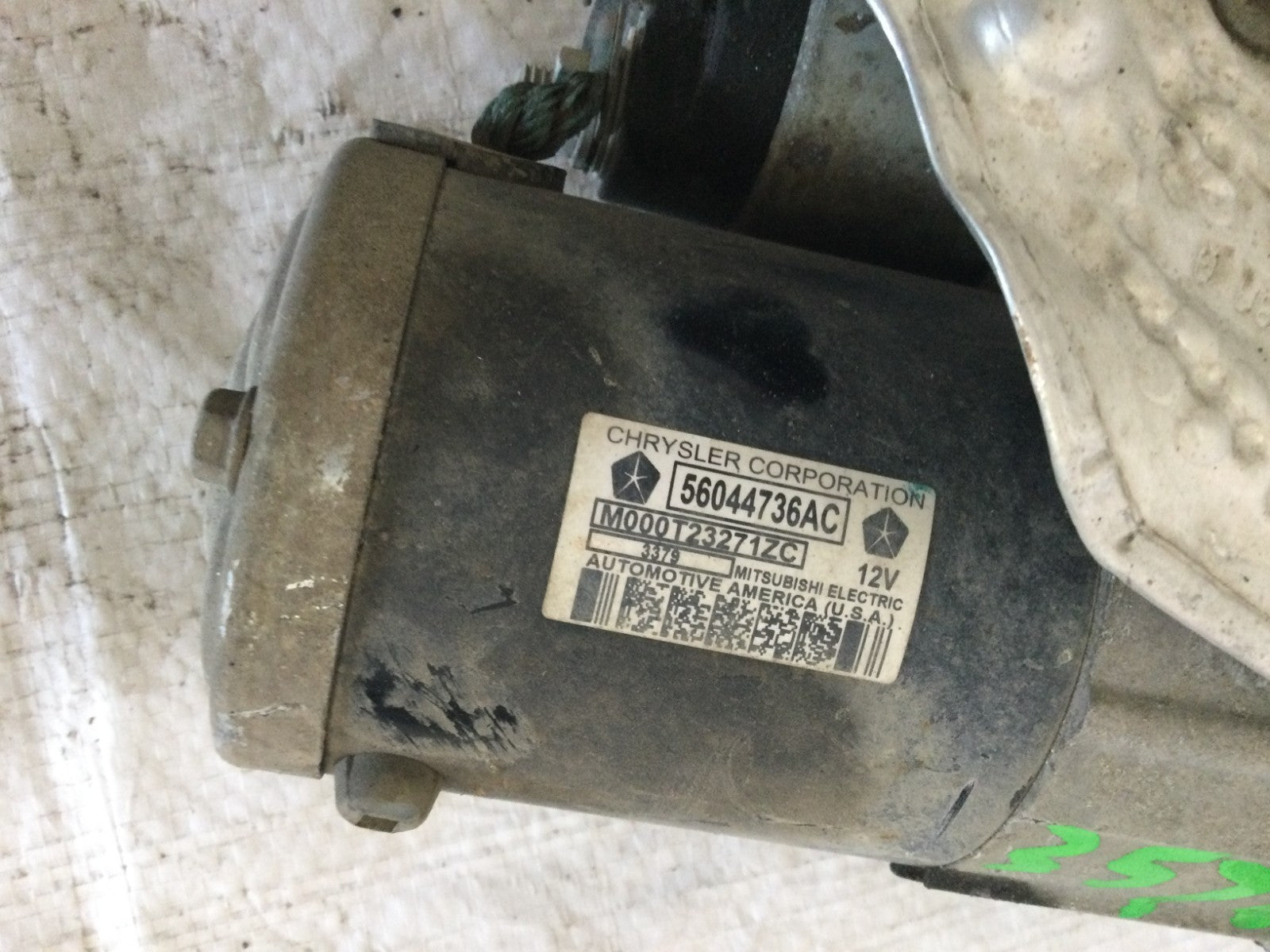 2019 Dodge Ram 1500 5.7L Starter Motor OEM 56044736AC