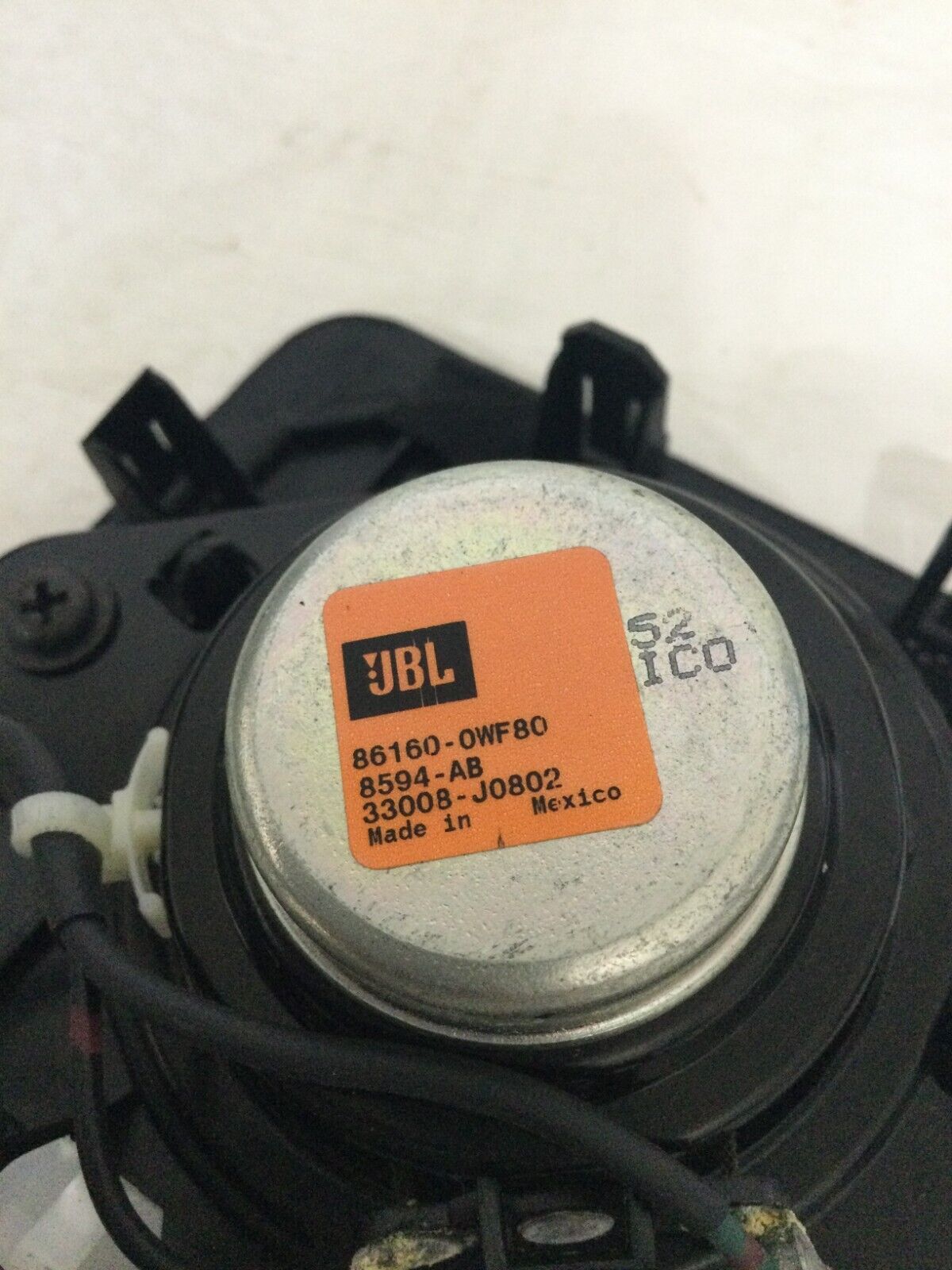 2005-2009 Toyota Prius Dash Center Speaker JBL 86160-0WF80 OEM