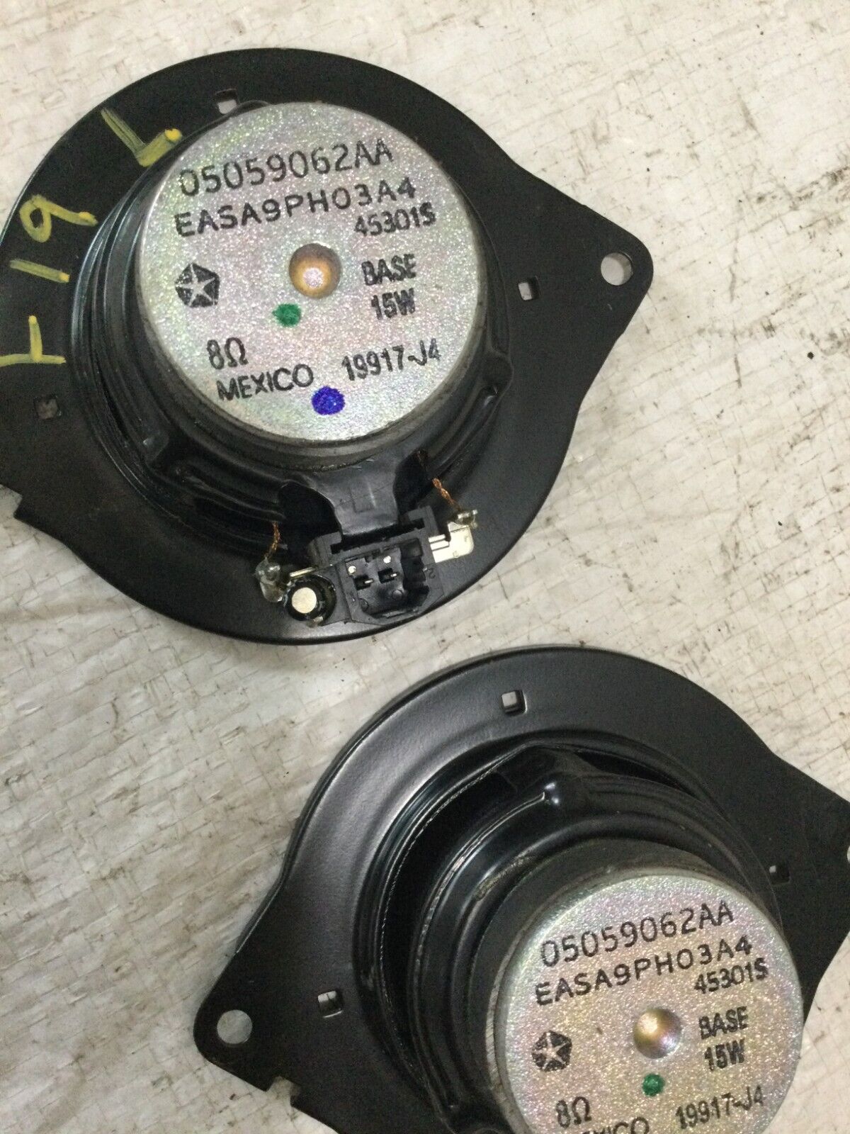 2018 RAM 1500 Front Left Right Door Speaker 05059062AA OEM
