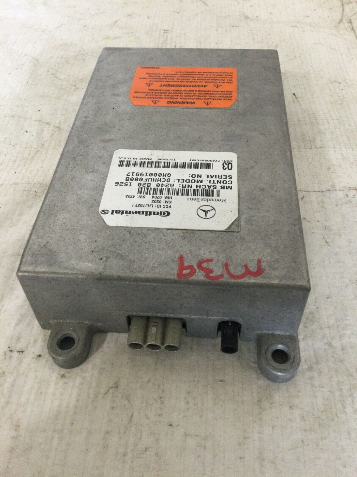 2004 Mercedes Benz S430 Voice Communication Commamd Control Module OEM