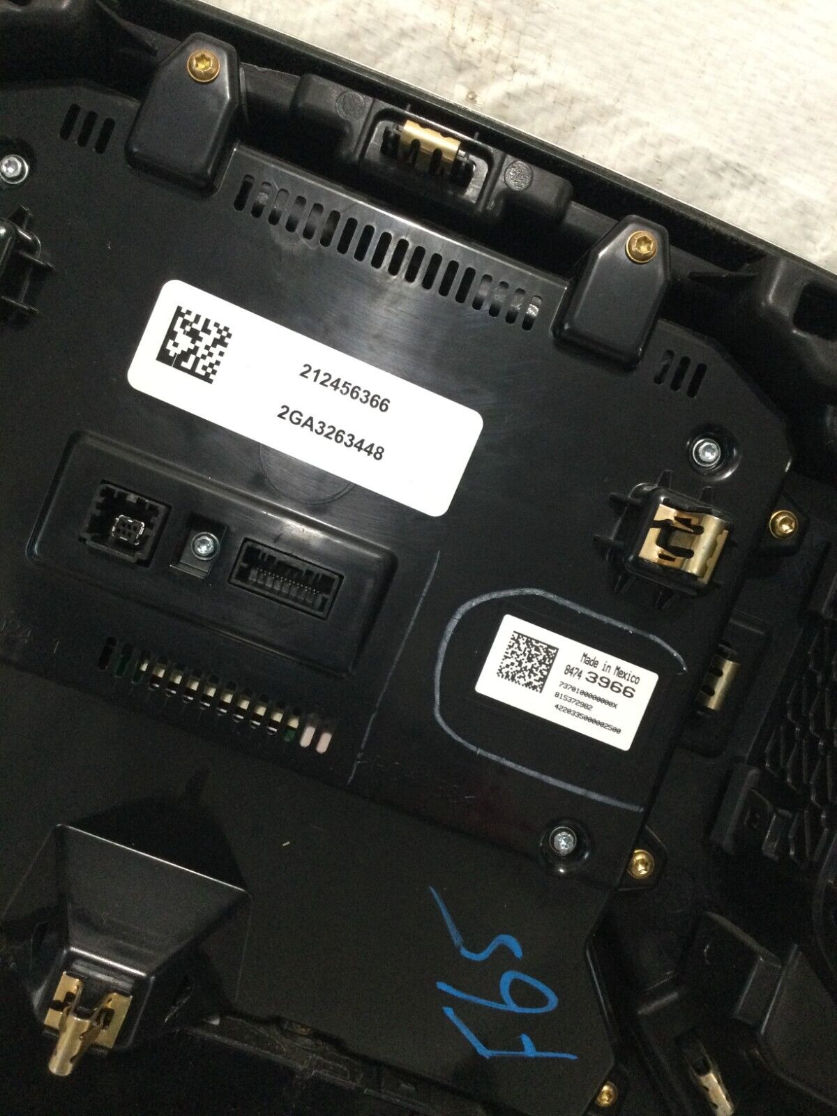 2021 GMC Sierra 3500 HD Denali Radio Display Screen A/C Dual Temp Control Unit